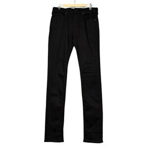 Paige Lennox‎ XLong Slim Fit Jeans Mens TALL 32x37 Black Shadow USA Goth Grunge